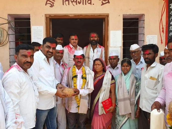 Jadhav of the third house is Sarpanch | तिसगावच्या सरपंचपदी जाधव