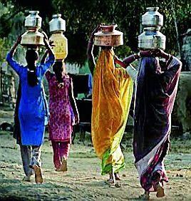 Watercolor | पाण्यासाठी हाहाकार