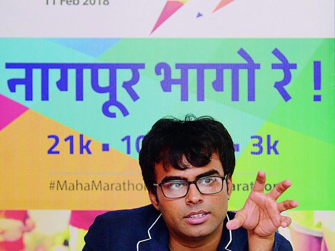Marathon runners should take hi-fiber, high-protein; Akash Bhojwani's advice | महामॅरेथॉनच्या धावपटूंनी हाय फायबर, हाय प्रोटिन्स घ्यावे; आकाश भोजवानी यांचा सल्ला Marathon runners should take hi-fiber, high-protein; Akash Bhojwani's advice | महामॅरेथॉनच्या धावपटूंनी हाय फायबर, हाय प्रोटिन्स घ्यावे; आकाश भोजवानी यांचा सल्ला