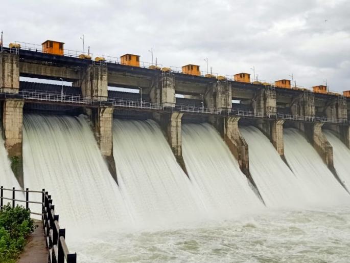 All the gates of the Katepurna dam opened again! | महान धरणाचे पुन्हा सर्व गेट उघडले!