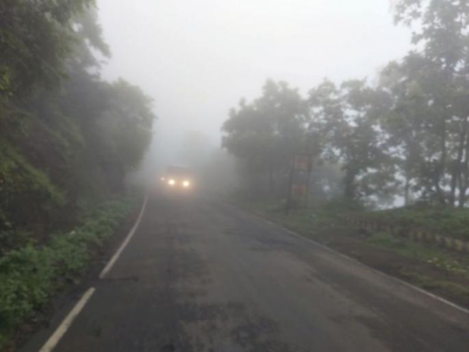 The city of Buldana lost in the fog | बुलडाणा शहर हरविले धुक्यात The city of Buldana lost in the fog | बुलडाणा शहर हरविले धुक्यात