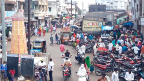 For the first time in seven months, the bottom market flourished | सात महिन्यानंतर प्रथमच तळोद्याची बाजारपेठ फुलली For the first time in seven months, the bottom market flourished | सात महिन्यानंतर प्रथमच तळोद्याची बाजारपेठ फुलली