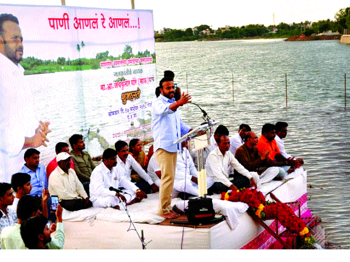 However, if anybody wants to do, Poorag Amchanch: Jaykumar Gore | बारसे कोणीही घातलं तरी पोरगं आमचंच:जयकुमार गोरे