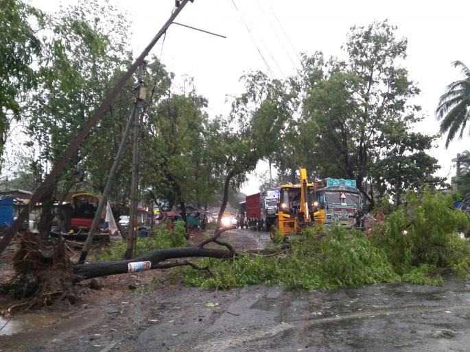 Sindhudurg: Two people injured in Vanadwadi taluka, Tarnadan and Naalale | सिंधुदुर्ग : वादळी पावसाने वैभववाडी तालुक्यात दाणादाण, नावळेत दोघे जखमी  Sindhudurg: Two people injured in Vanadwadi taluka, Tarnadan and Naalale | सिंधुदुर्ग : वादळी पावसाने वैभववाडी तालुक्यात दाणादाण, नावळेत दोघे जखमी