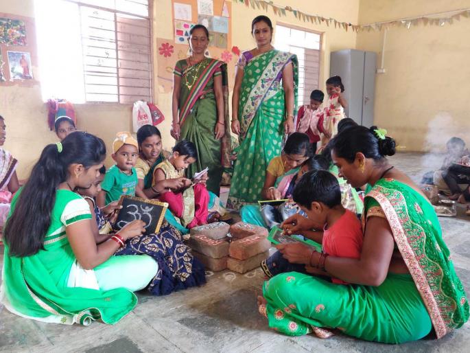 Gyanadeep at Sanjivani Balak temple on the occasion of Lalita Panchami | संजीवनी बालक मंदिरात ललिता पंचमीनिमित्त ज्ञानदीप