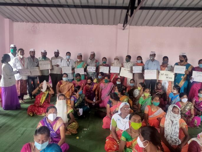 Inauguration of a handful of nutrition activities at Taked | टाकेद येथे एक मूठ पोषण उपक्र माचे उद्घाटन Inauguration of a handful of nutrition activities at Taked | टाकेद येथे एक मूठ पोषण उपक्र माचे उद्घाटन