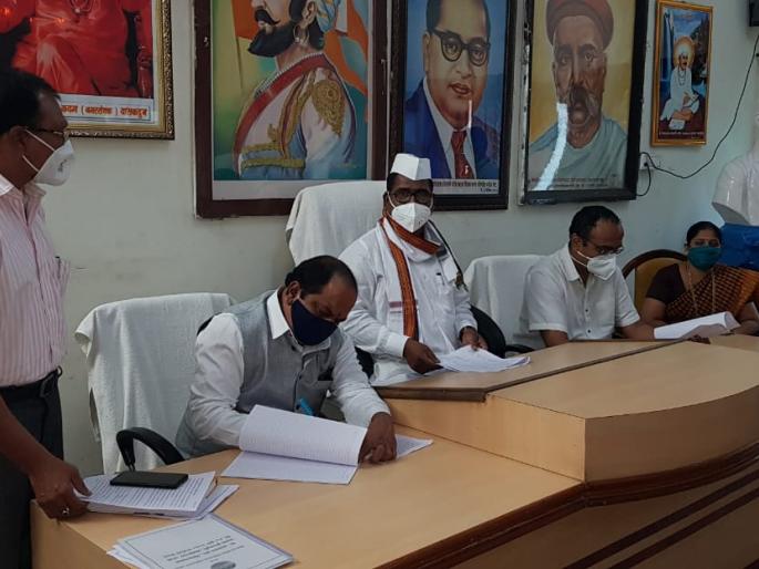 Trimbakala meeting on corona | कोरोनाबाबत त्र्यंबकला बैठक Trimbakala meeting on corona | कोरोनाबाबत त्र्यंबकला बैठक