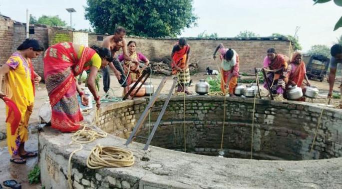 Water supply schemes affected; Water scarcity in the rainy season | पाणीपुरवठा योजना प्रभावित; पावसाळ्यात पाणीटंचाई