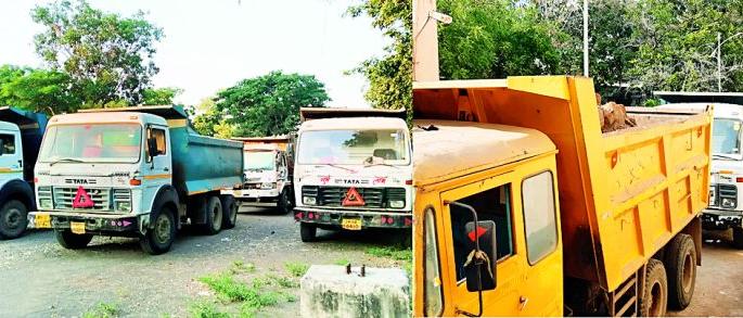 Ten vehicles seized in action | कारवाईचा धडाका दहा वाहने जप्त