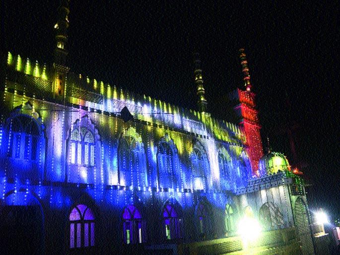 Decoration on the last Prophet Muhammad's birth anniversary | इस्लामचे अंतिम प्रेषित पैगंबर जयंतीनिमित्त सजावट Decoration on the last Prophet Muhammad's birth anniversary | इस्लामचे अंतिम प्रेषित पैगंबर जयंतीनिमित्त सजावट