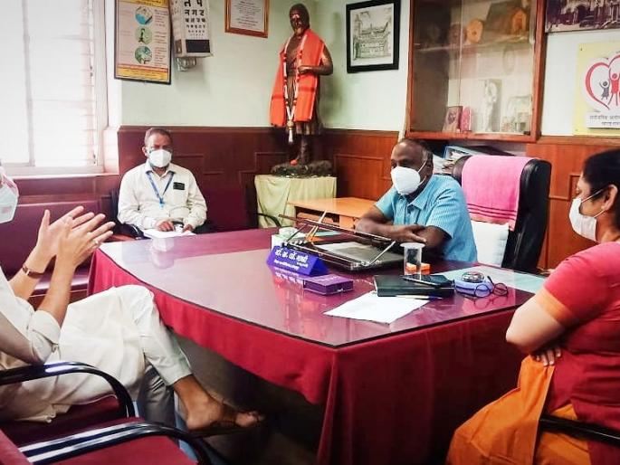Corona warriors' work admirable in second wave too: Samarjit Ghatge: Visit to CPR | दुसऱ्या लाटेतही कोरोना योद्ध्यांचे कार्य कौतुकास्पद : समरजित घाटगे : सीपीआरला दिली भेट