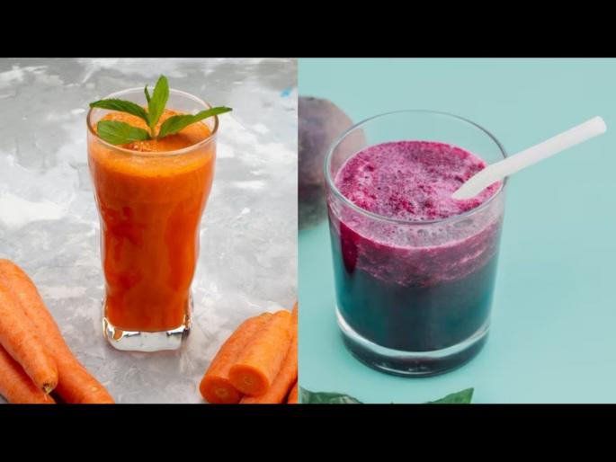 5 big health benefits to drink beetroot and carrot juice in Winter | हिवाळ्यात बीट आणि गाजराचा ज्यूस पिण्याचे 5 मोठे, अनेक समस्या होतील दूर! 5 big health benefits to drink beetroot and carrot juice in Winter | हिवाळ्यात बीट आणि गाजराचा ज्यूस पिण्याचे 5 मोठे, अनेक समस्या होतील दूर!