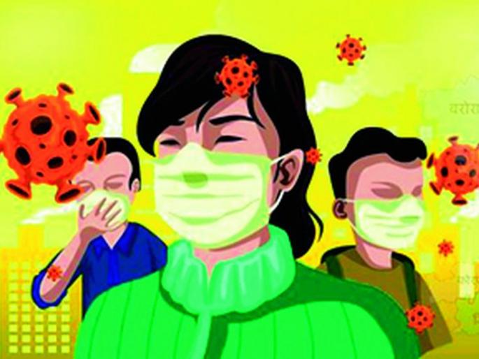 Citizens are reluctant to wear masks even if the crisis escalates | संकट वाढले तरी मास्क लावण्यास नागरिकांची बेफीकीरी Citizens are reluctant to wear masks even if the crisis escalates | संकट वाढले तरी मास्क लावण्यास नागरिकांची बेफीकीरी