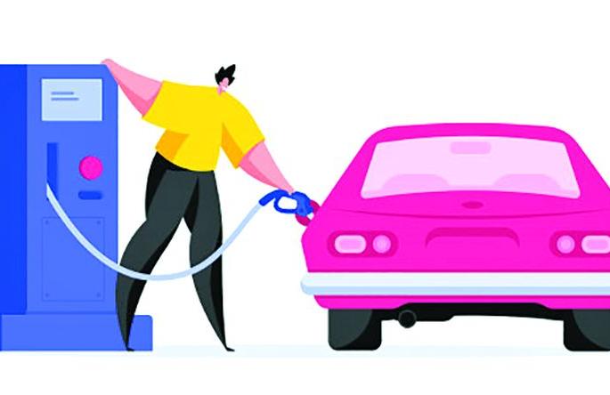 They fill the petrol by measuring the vegetables and cover the pulses! | भाजीपाला ताेलून मापून पेट्राेल भरतात डाेळे झाकून !