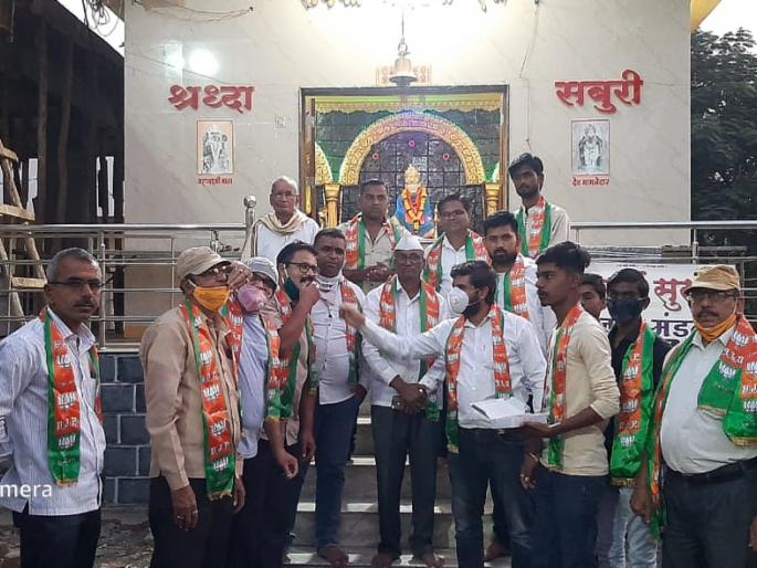 The decision to open temples is welcomed in Satna | मंदिरे उघडण्याच्या निर्णयाचे सटाण्यात स्वागत