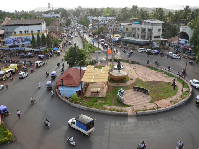 Construction of new Shivputla at Maruti Temple | मारूती मंदिर येथे नवीन शिवपुतळ्याची उभारणी Construction of new Shivputla at Maruti Temple | मारूती मंदिर येथे नवीन शिवपुतळ्याची उभारणी