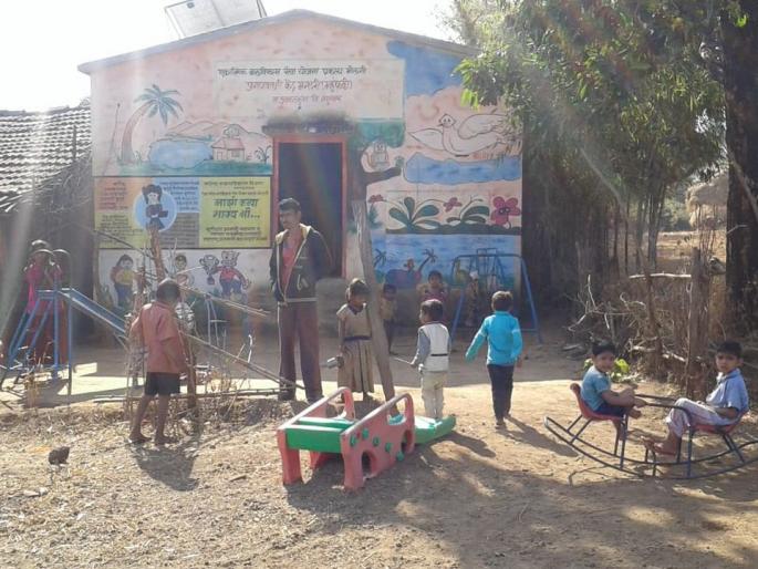 The governor is pleased to pay a visit | राज्यपाल दौऱ्यासाठी मोलगी झाले चकाचक The governor is pleased to pay a visit | राज्यपाल दौऱ्यासाठी मोलगी झाले चकाचक