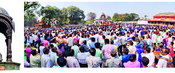 Shahu's cheerleader at Dumdum in Karvirnagar | करवीरनगरीत दुमदुमला शाहूंचा जयजयकार Shahu's cheerleader at Dumdum in Karvirnagar | करवीरनगरीत दुमदुमला शाहूंचा जयजयकार
