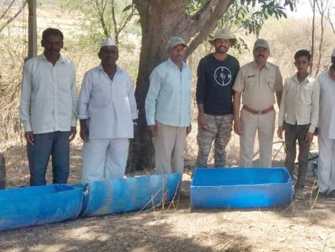  Artificial Foliage for wild beans water | वन्य जीवांच्या पाण्यासाठी कृत्रिम पाणवठे