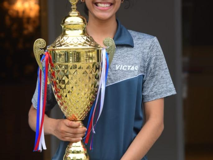 Tanisha wins national table tennis title | राष्ट्रीय टेबल-टेनिसमध्ये तनिषाला विजेतेपद ! Tanisha wins national table tennis title | राष्ट्रीय टेबल-टेनिसमध्ये तनिषाला विजेतेपद !