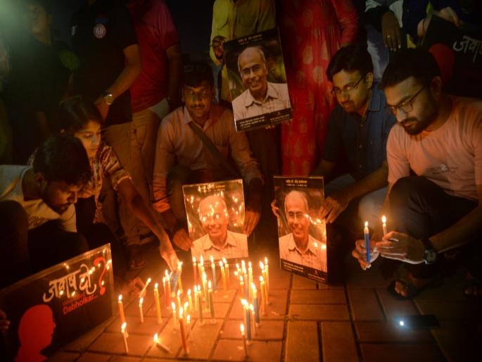 Dr. Narendra Dabhelkar's Sixth Memorial Day; main accused still abscond | डाॅ. नरेंद्र दाभाेलकरांचा सहावा स्मृतीदिन ; मुख्य सूत्रधार अद्याप माेकाट Dr. Narendra Dabhelkar's Sixth Memorial Day; main accused still abscond | डाॅ. नरेंद्र दाभाेलकरांचा सहावा स्मृतीदिन ; मुख्य सूत्रधार अद्याप माेकाट