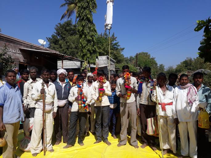 Start of Dongarajidev festivities at Vatar | वटार येथे डोंगऱ्यादेव उत्सवाला प्रारंभ Start of Dongarajidev festivities at Vatar | वटार येथे डोंगऱ्यादेव उत्सवाला प्रारंभ