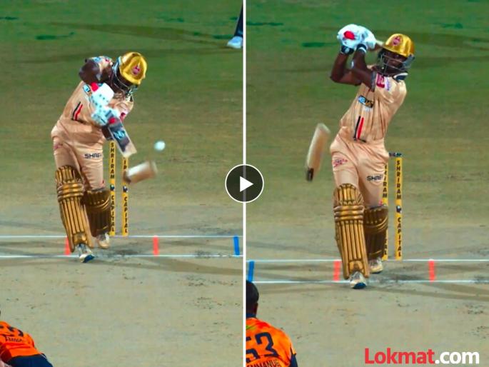 Tamil Nadu Premier League 2025 Chepauk Super Gillies Nellai Royal Kings Match Aashiq Bat Broke After Hit Shot Emmanuel Cherian Viral Video | TNPL 2025 : बापरे! जोरदार फटका मारताच बॅटचे दोन तुकडे; बॉलर थोडक्यात वाचला (VIDEO)