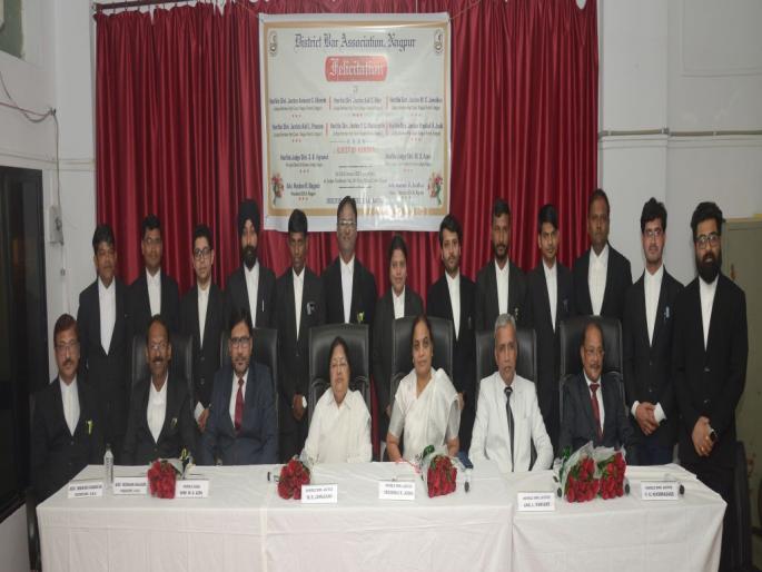 'Lawyers should not take shortcuts'; Appreciation of Nagpurkar High Court Judges | 'वकिलांनी शॉर्टकट मार्गाचा अवलंब करू नये'; नागपूरकर हायकोर्ट न्यायमूर्तींचा सत्कार
