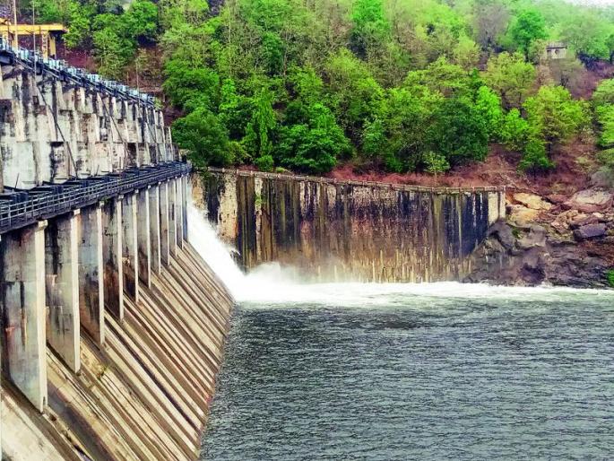 94.10% water storage in Pench reservoir; Discharge of 1,118 cusecs of water | पेंच जलाशयात ९४.१० टक्के पाणीसाठा; १,११८ क्युसेक पाण्याचा विसर्ग 94.10% water storage in Pench reservoir; Discharge of 1,118 cusecs of water | पेंच जलाशयात ९४.१० टक्के पाणीसाठा; १,११८ क्युसेक पाण्याचा विसर्ग