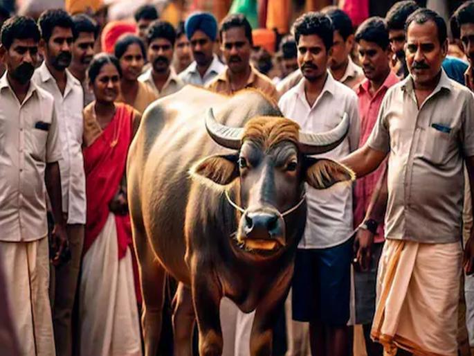 Conflict between villages in 2 states Andhra and Karnatak over a buffalo; Dispute resolved after demand for DNA test | एका म्हशीमुळे २ राज्यातील गावांमध्ये संघर्ष; DNA टेस्टची मागणी होताच वाद मिटला Conflict between villages in 2 states Andhra and Karnatak over a buffalo; Dispute resolved after demand for DNA test | एका म्हशीमुळे २ राज्यातील गावांमध्ये संघर्ष; DNA टेस्टची मागणी होताच वाद मिटला