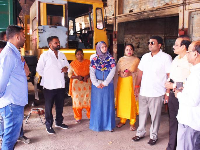 Surgical strike, a sudden visit to the mayor's workshop | महापौरांचे वर्कशॉपमध्ये ‘सर्जिकल स्ट्राईक’, अचानक दिली भेट