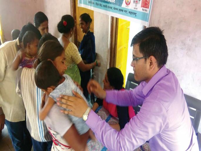 Eight malnourished children were found in the same anganwadi | एकाच अंगणवाडीमध्ये आठ कुपोषित बालके आढळली Eight malnourished children were found in the same anganwadi | एकाच अंगणवाडीमध्ये आठ कुपोषित बालके आढळली