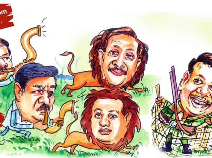 Hugs, hugs. | हाकाट्यांची हूल... सावजाची चाहूल...!