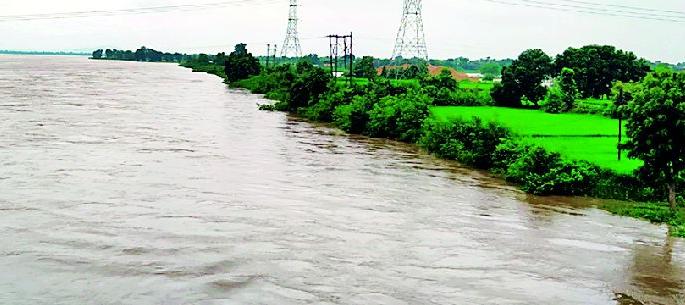 Wangange swallows 42 hectares of farmland | वैनगंगेने केली ४२ हेक्टर शेती गिळंकृत Wangange swallows 42 hectares of farmland | वैनगंगेने केली ४२ हेक्टर शेती गिळंकृत
