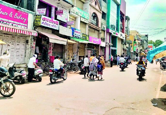 Corona shook the market | कोरोनाने बाजारपेठेत शुकशुकाट