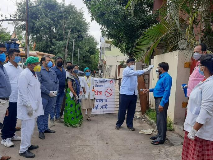 Six infected patients were found in the CIDCO area during the investigation | तपासणी मोहिमेत सिडको भागात सापडले सहा बाधित रुग्ण Six infected patients were found in the CIDCO area during the investigation | तपासणी मोहिमेत सिडको भागात सापडले सहा बाधित रुग्ण