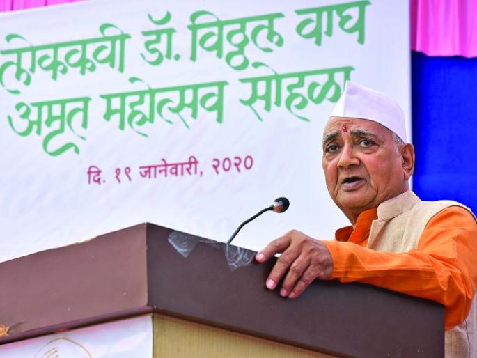 Can't do poetry by stretching - Vitthal Wagh | ओढून ताणून कविता करता येत नाही - विठ्ठल वाघ Can't do poetry by stretching - Vitthal Wagh | ओढून ताणून कविता करता येत नाही - विठ्ठल वाघ