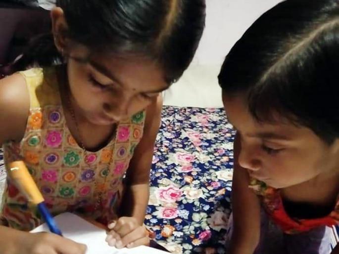 Emotional letter of Chimurdi; Dad, you're so missed! | चिमुरडींचे भावनिक पत्र; पप्पा काळजी घ्या... तुमची खूप आठवण येतेय ! Emotional letter of Chimurdi; Dad, you're so missed! | चिमुरडींचे भावनिक पत्र; पप्पा काळजी घ्या... तुमची खूप आठवण येतेय !