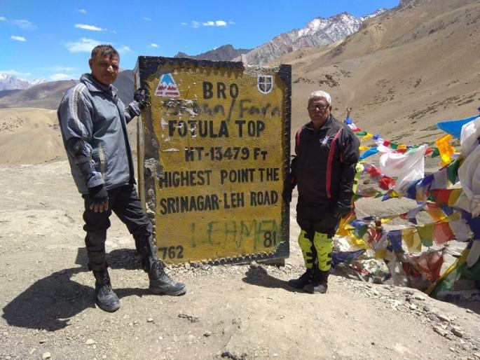 Ravindra Pandey of Aurangabad, Prashant Pawar's Lehladkh campaign | औरंगाबादच्या रवींद्र पांडे, प्रशांत पवार यांची लेहलडाख मोहीम फत्ते