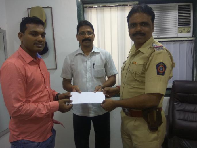 With the help of Thane police, the amount of 4.5 lakhs was received | ठाणे पोलिसांच्या मदतीने साडेचार लाखांची रक्कम मिळाली परत