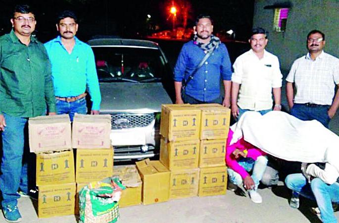 Millions of money seized including liquor | दारूसाठ्यासह लाखोंचा मुद्देमाल जप्त