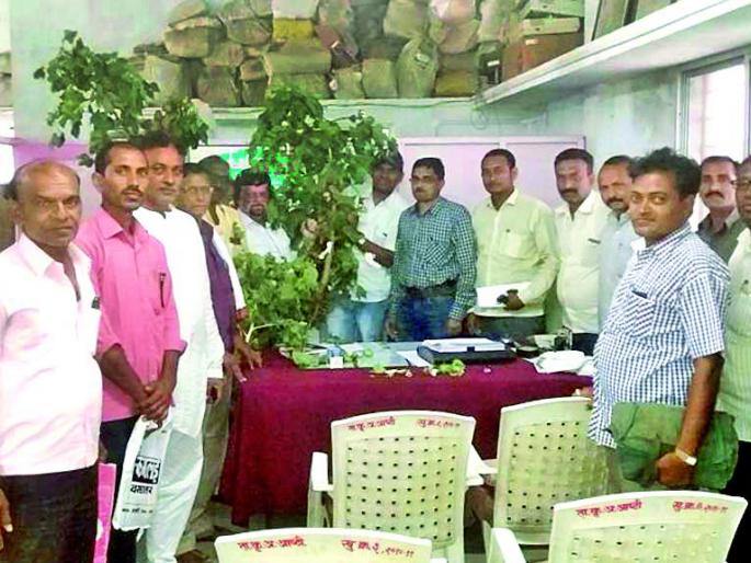 Angry farmers hit the taluka agricultural office | संतप्त शेतकऱ्यांची तालुका कृषी कार्यालयावर धडक Angry farmers hit the taluka agricultural office | संतप्त शेतकऱ्यांची तालुका कृषी कार्यालयावर धडक