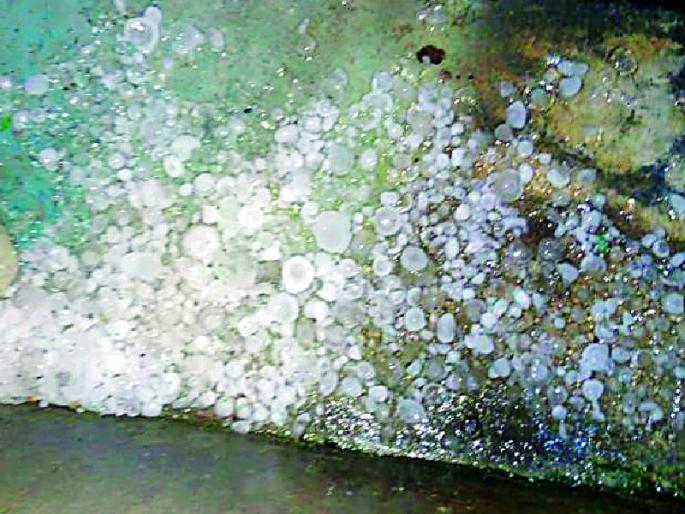 Rain with sleet in the district | जिल्ह्यात गारांसह पाऊस