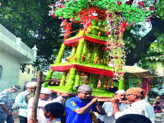 Procession for Muharram at Deolali Camp | देवळाली कॅम्प येथे मुहर्रमनिमित्त मिरवणूक Procession for Muharram at Deolali Camp | देवळाली कॅम्प येथे मुहर्रमनिमित्त मिरवणूक