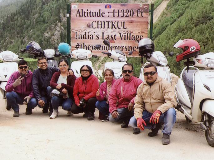 The 'Lahul Spiti Valley Campaign' gets off the scooter | स्कूटरवरून ‘लाहूल स्पिती व्हॅली मोहीम’ फत्ते The 'Lahul Spiti Valley Campaign' gets off the scooter | स्कूटरवरून ‘लाहूल स्पिती व्हॅली मोहीम’ फत्ते