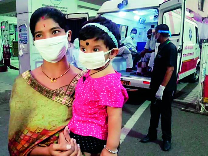 Good News; The one-year-old Birthday Girl won the fight against Corona | Good News; सोलापुरातील एक वर्षाच्या बर्थ डे गर्लने जिंकला ‘कोरोना’ विरूध्दचा लढा