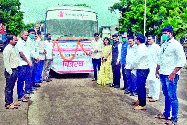 Chitrarath for Corona Awareness | कोरोना जनजागृतीसाठी चित्ररथ