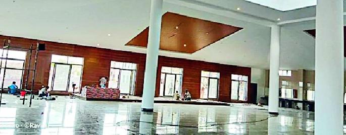 New Pipe Line for Harvesting at Ballarpur Bus Stand | बल्लारपूर बसस्थानकावर हार्वेस्टींगसाठी नवीन पाईप लाईन