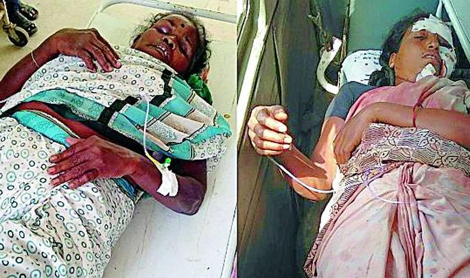 Six people injured in road accident | वाहन उलटून सहा जण जखमी