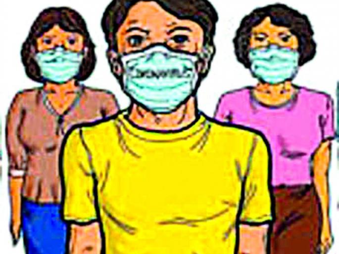 Hit 50 people without masks | मास्क न लावलेल्या 50 जणांना दणका Hit 50 people without masks | मास्क न लावलेल्या 50 जणांना दणका